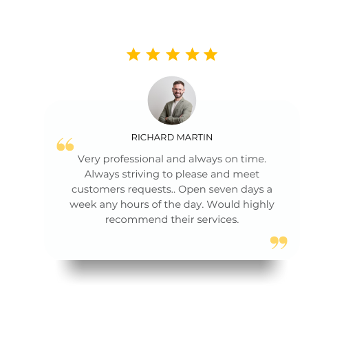 Google Review from a satisfied customer about their experience with Gulf South Janitorial bank and finance cleaning service