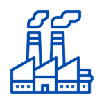 Industrial building cleaning icon