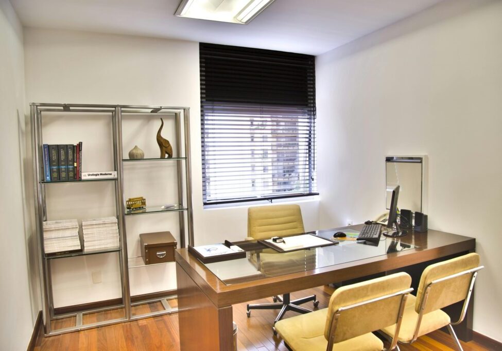 a office after a cleaning by gulf south janitorial
