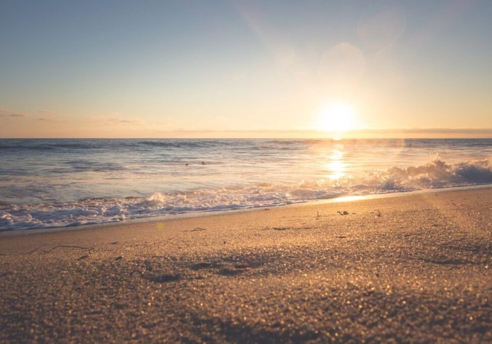 sunrise along Long Beach, Mississippi